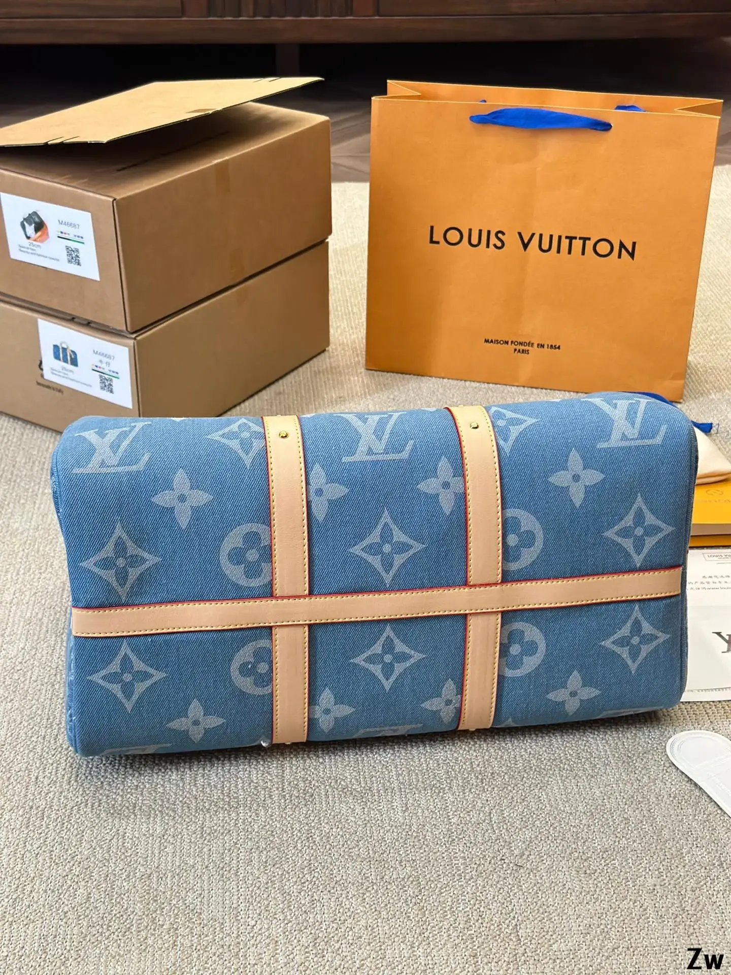 Louis Speedy nano Denim bag - image 7
