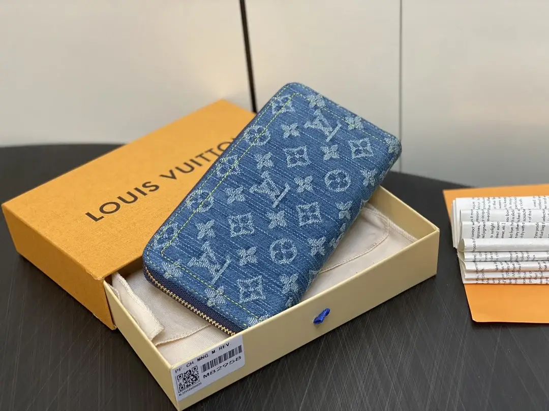 Louis new arrival Zippy Monogram denim wallet size: 19.5*10.5*2.5cm - image 6