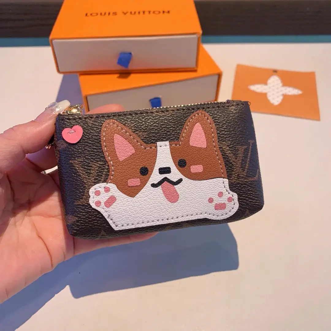 Louis new arrival coin earphone bag wallet - image 2
