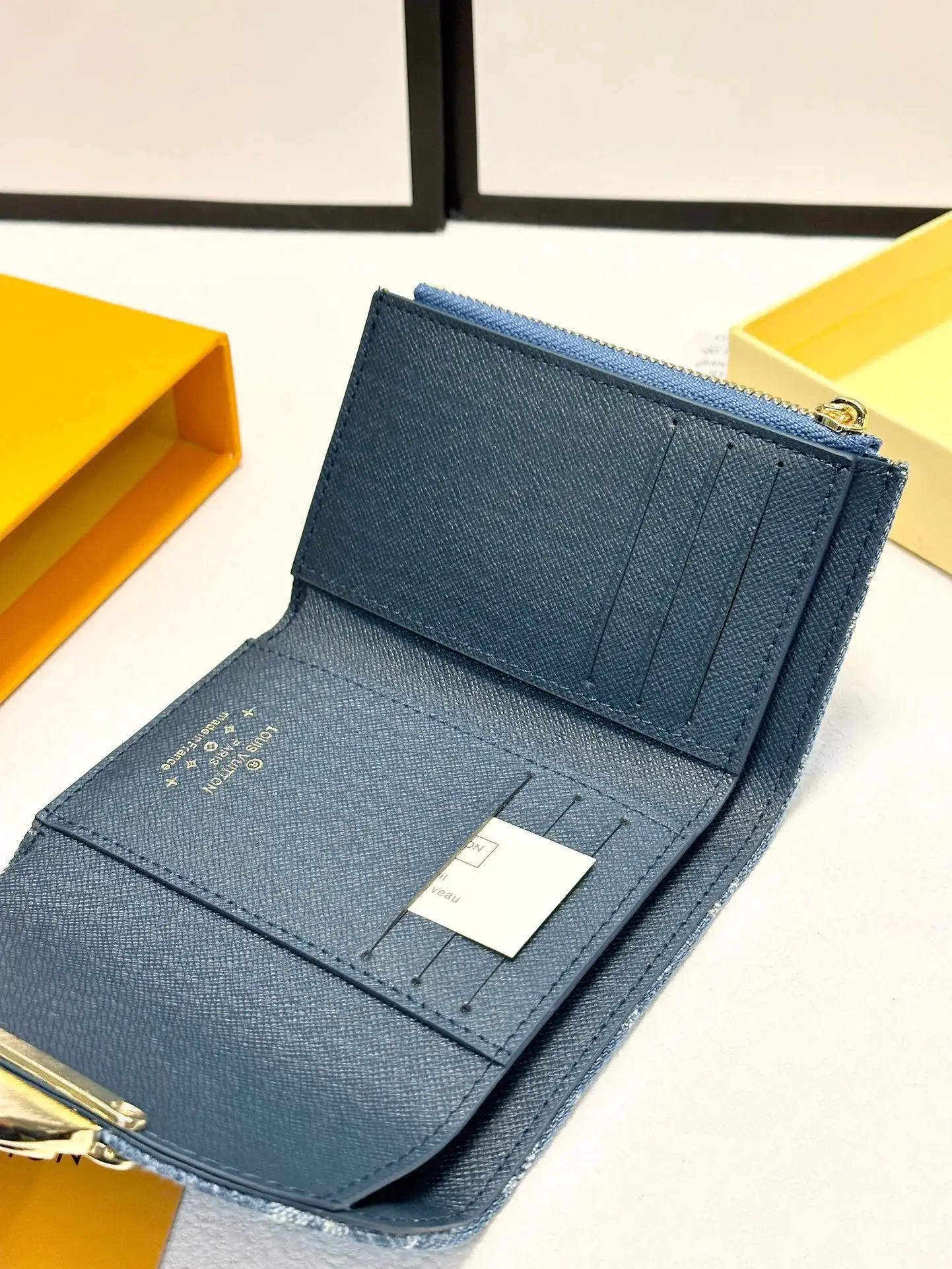 Louis new arrival denim wallet size: 12*9.5 cm - image 6