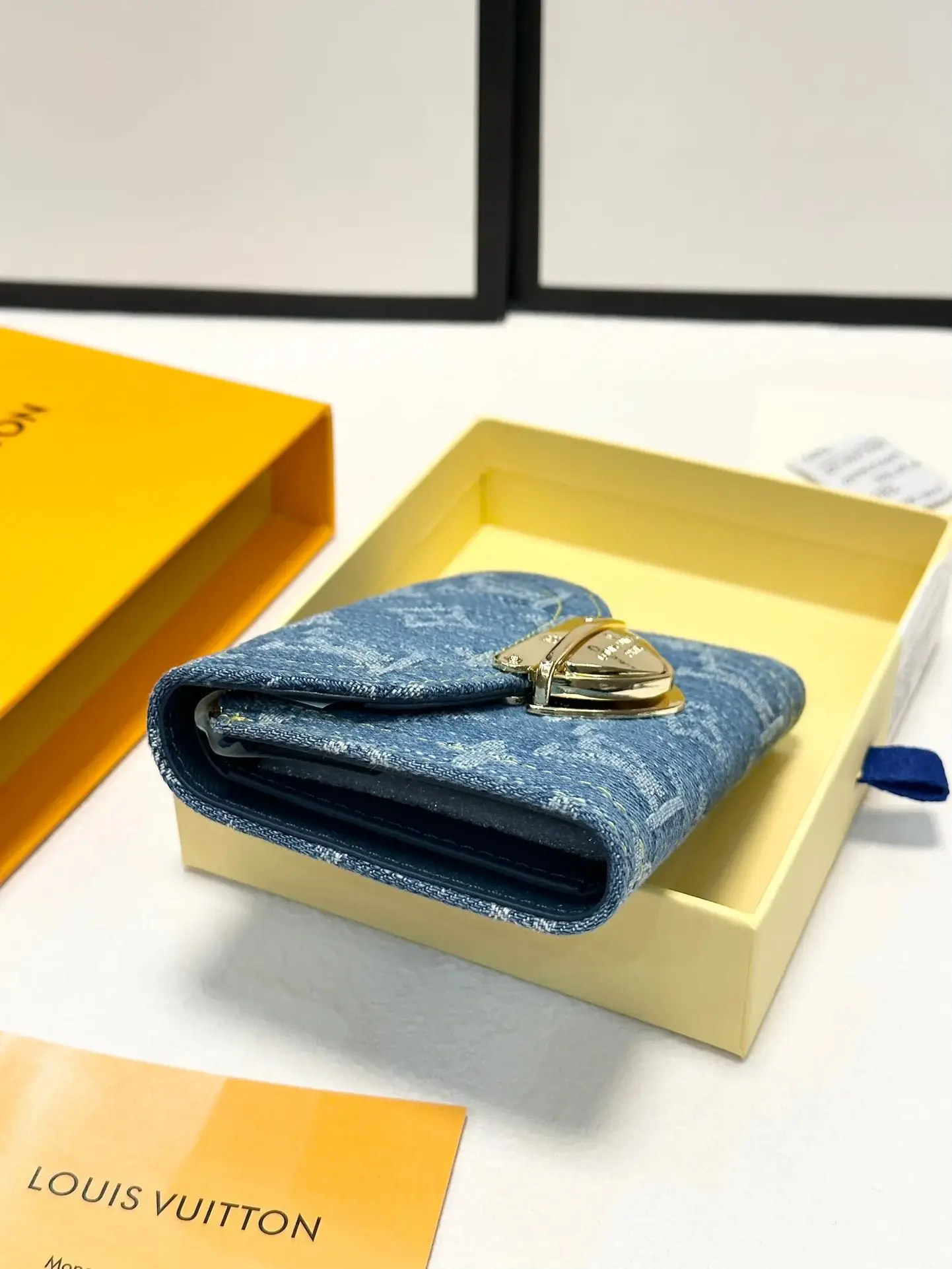 Louis new arrival denim wallet size: 12*9.5 cm - image 7