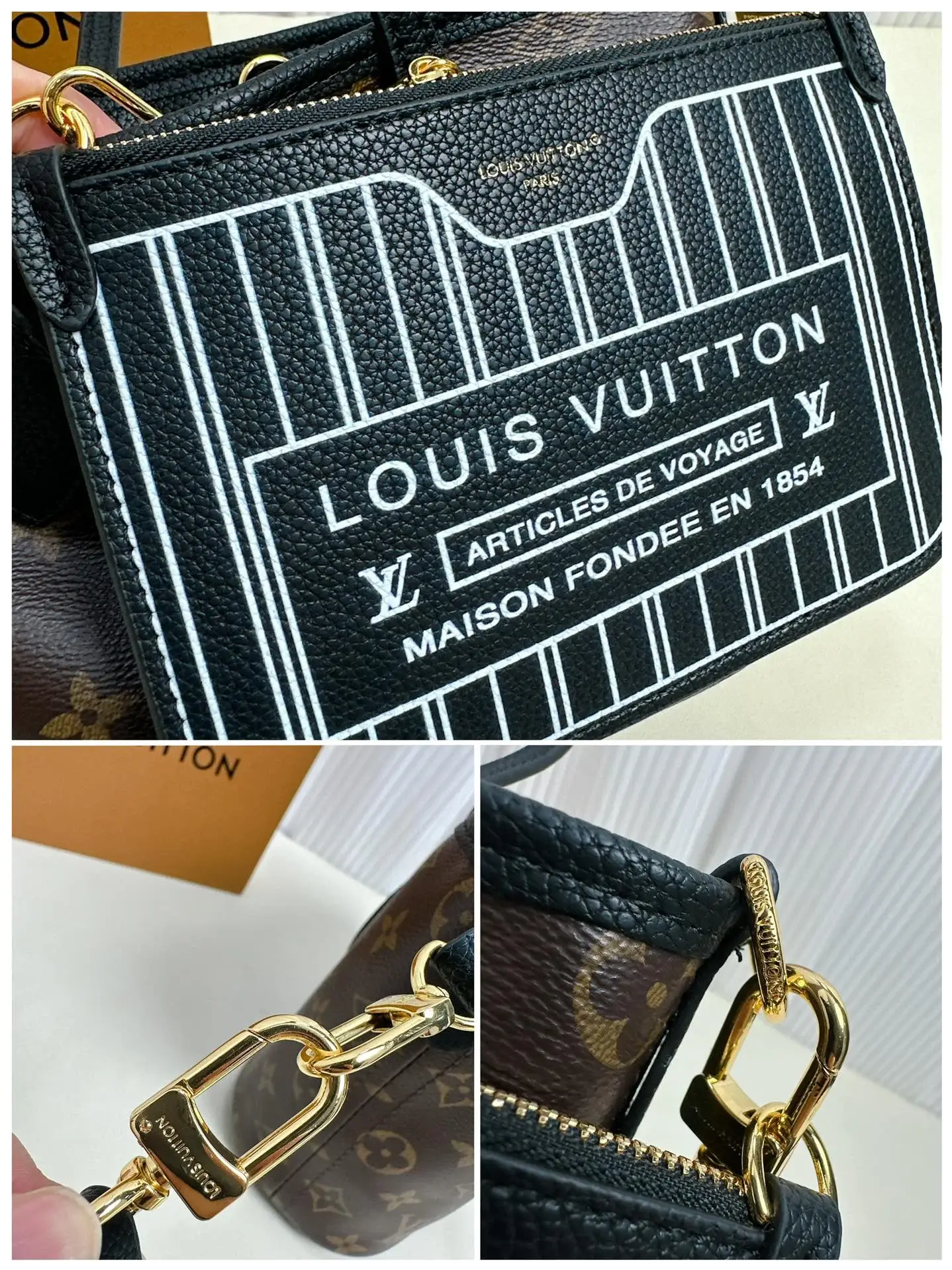Louis new arrival neverful BB tote bag small size: 16.5*11*26.5cm - image 5