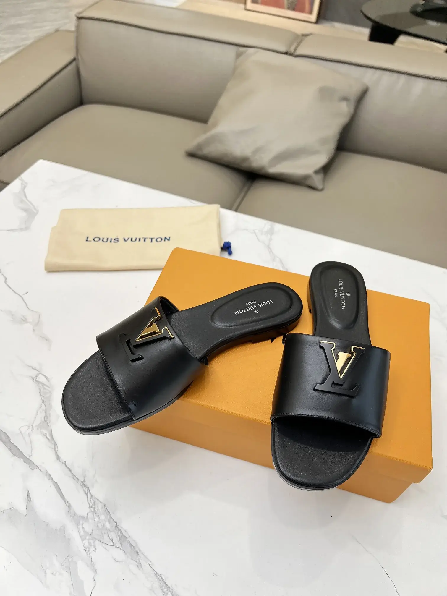 Louis new arrival women slippers heels 4.5cm - image 10
