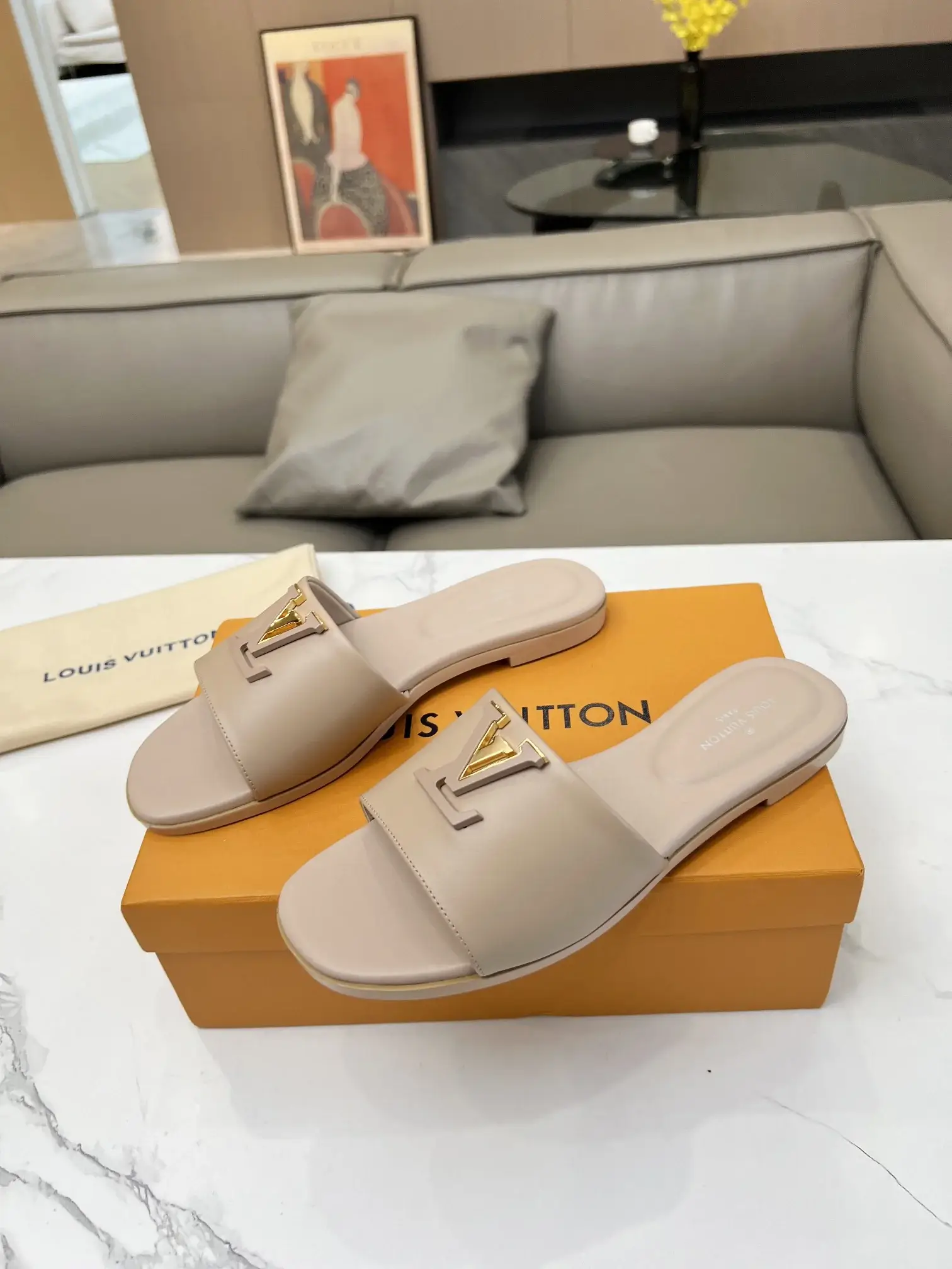 Louis new arrival women slippers heels 4.5cm - image 14