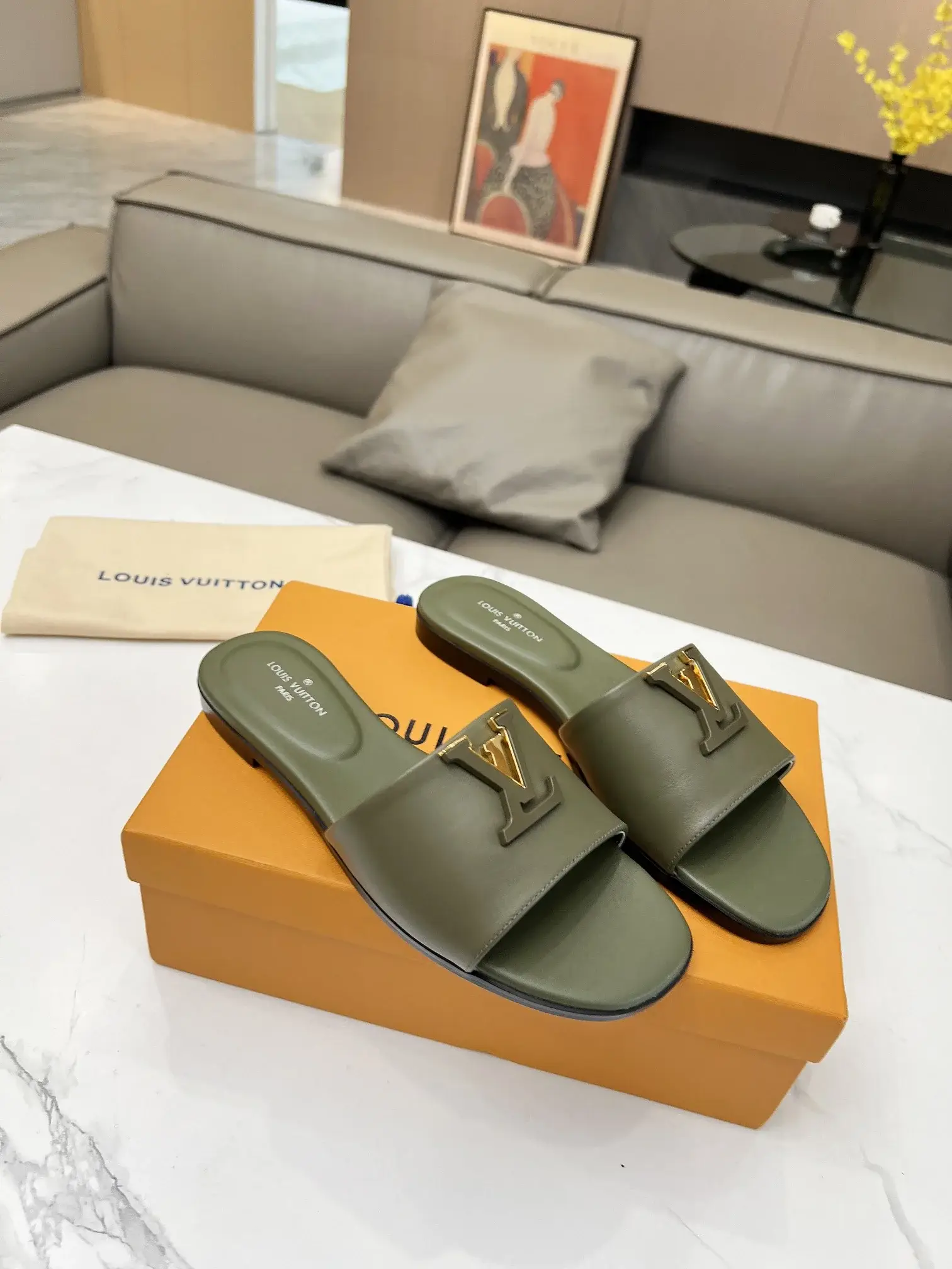 Louis new arrival women slippers heels 4.5cm - image 15