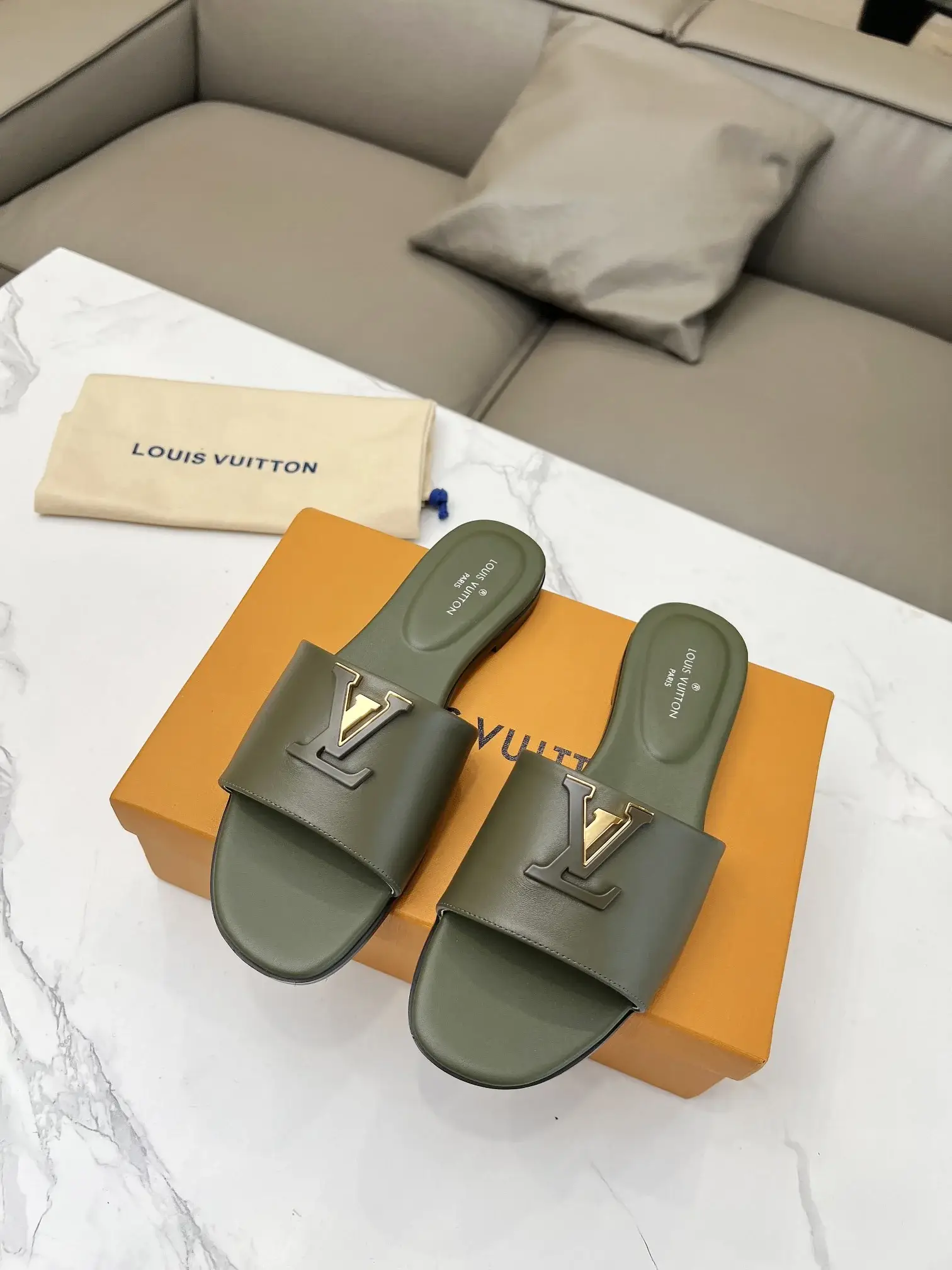 Louis new arrival women slippers heels 4.5cm - image 3