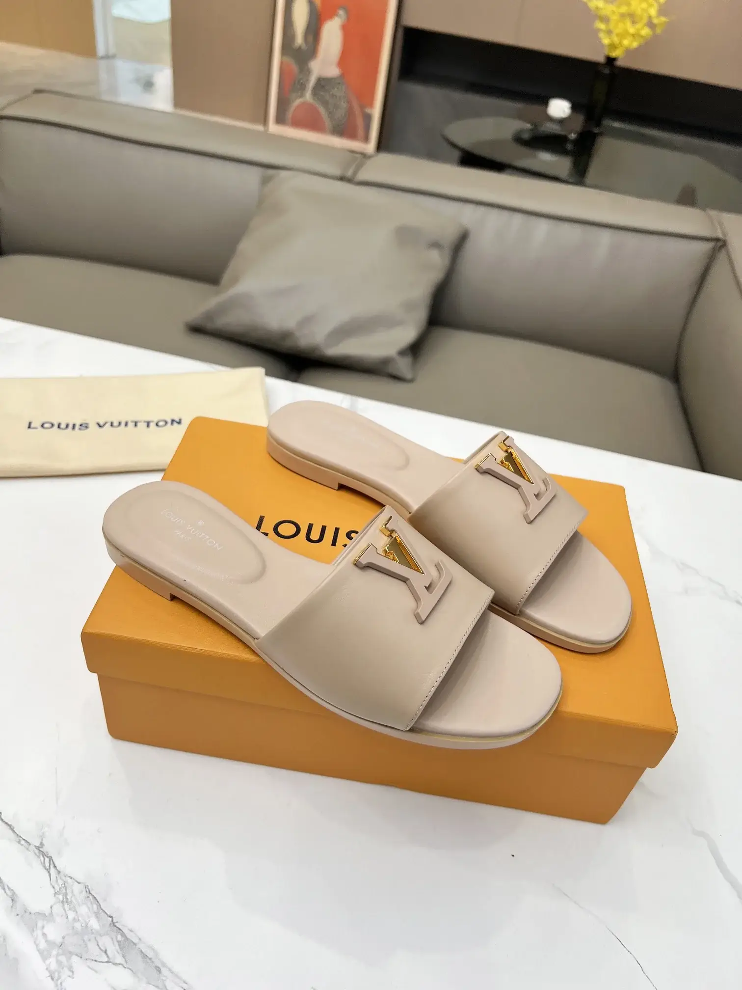 Louis new arrival women slippers heels 4.5cm - image 7