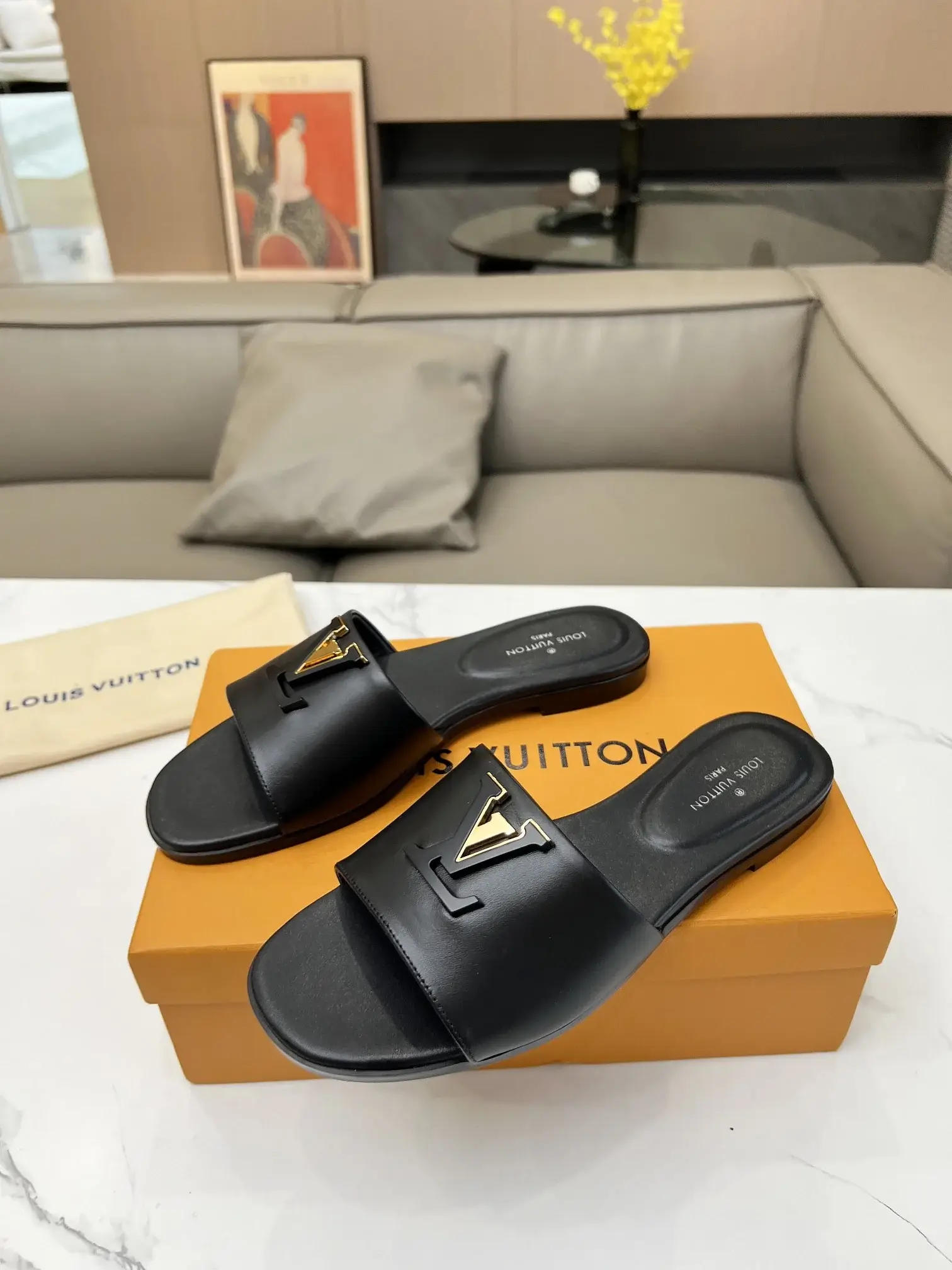 Louis new arrival women slippers heels 4.5cm - image 8