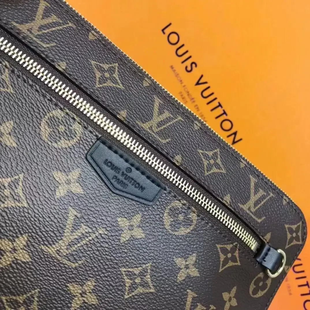 Louis new pouch damier graphite bag size： 21.0 x 27.0 x 5.0 cm - View 11