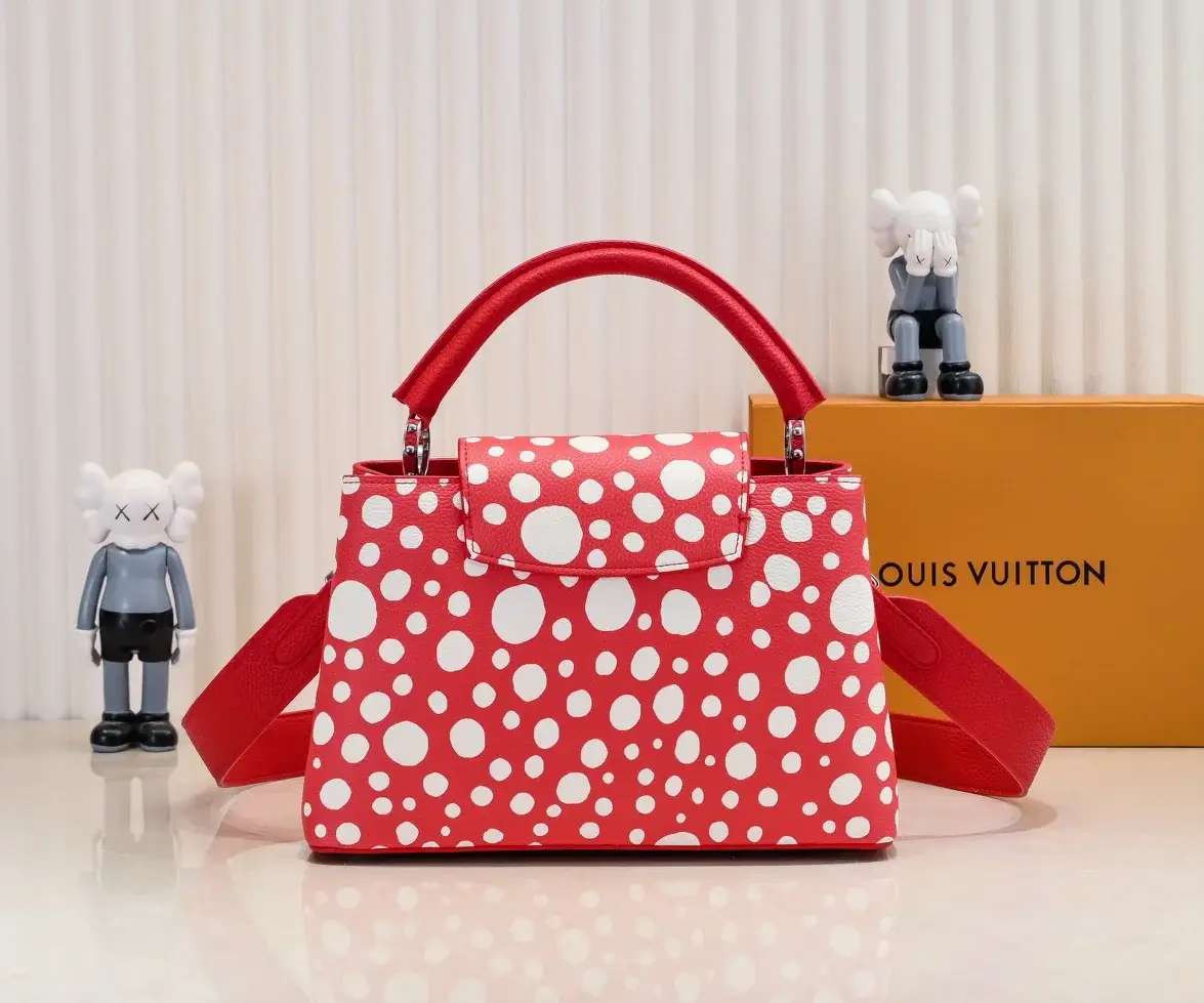 Louis x YK Capucines Taurillon new arrival bag size 27 x 18 x 9 cm - image 11