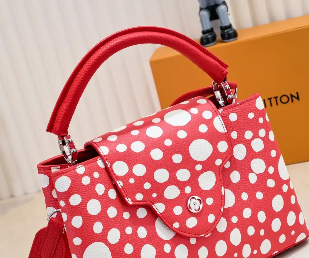 Louis x YK Capucines Taurillon new arrival bag size 27 x 18 x 9 cm - image 9
