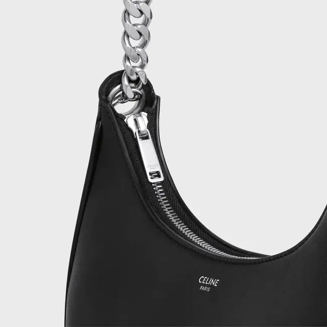 MEDIUM AVA CHAIN IN SMOOTH CALFSKIN BLACK - image 4