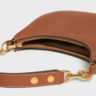 MEDIUM AVA STRAP BAG IN SMOOTH CALFSKIN TAN - image 3