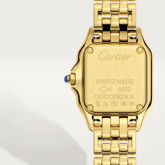 PANTHèRE DE CAR WATCH MINI 18K YELLOW GOLD QUARTZ - image 2