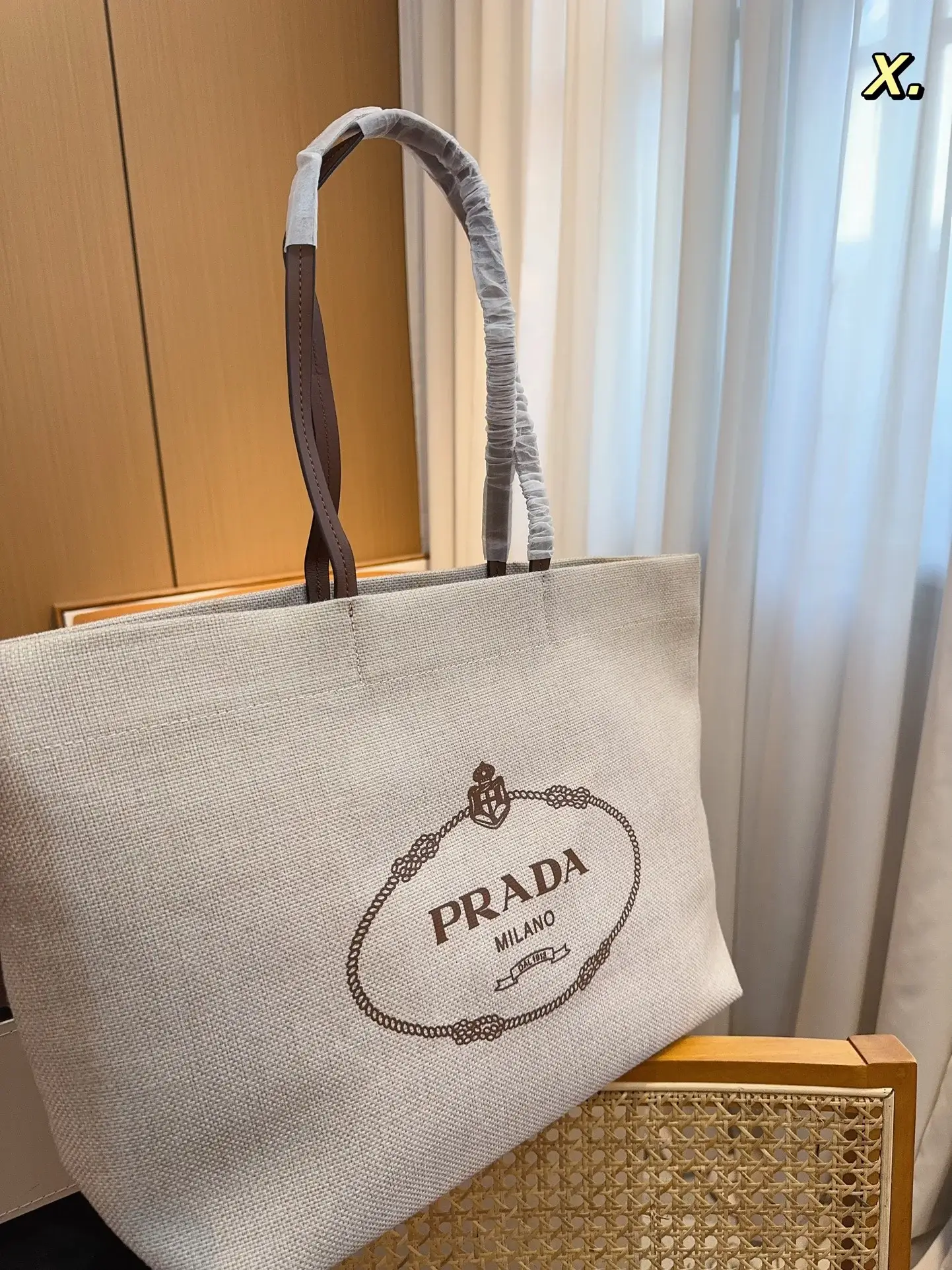 Pra Re-Nylon new arrival tote bag size :  37*16*30cm - image 5