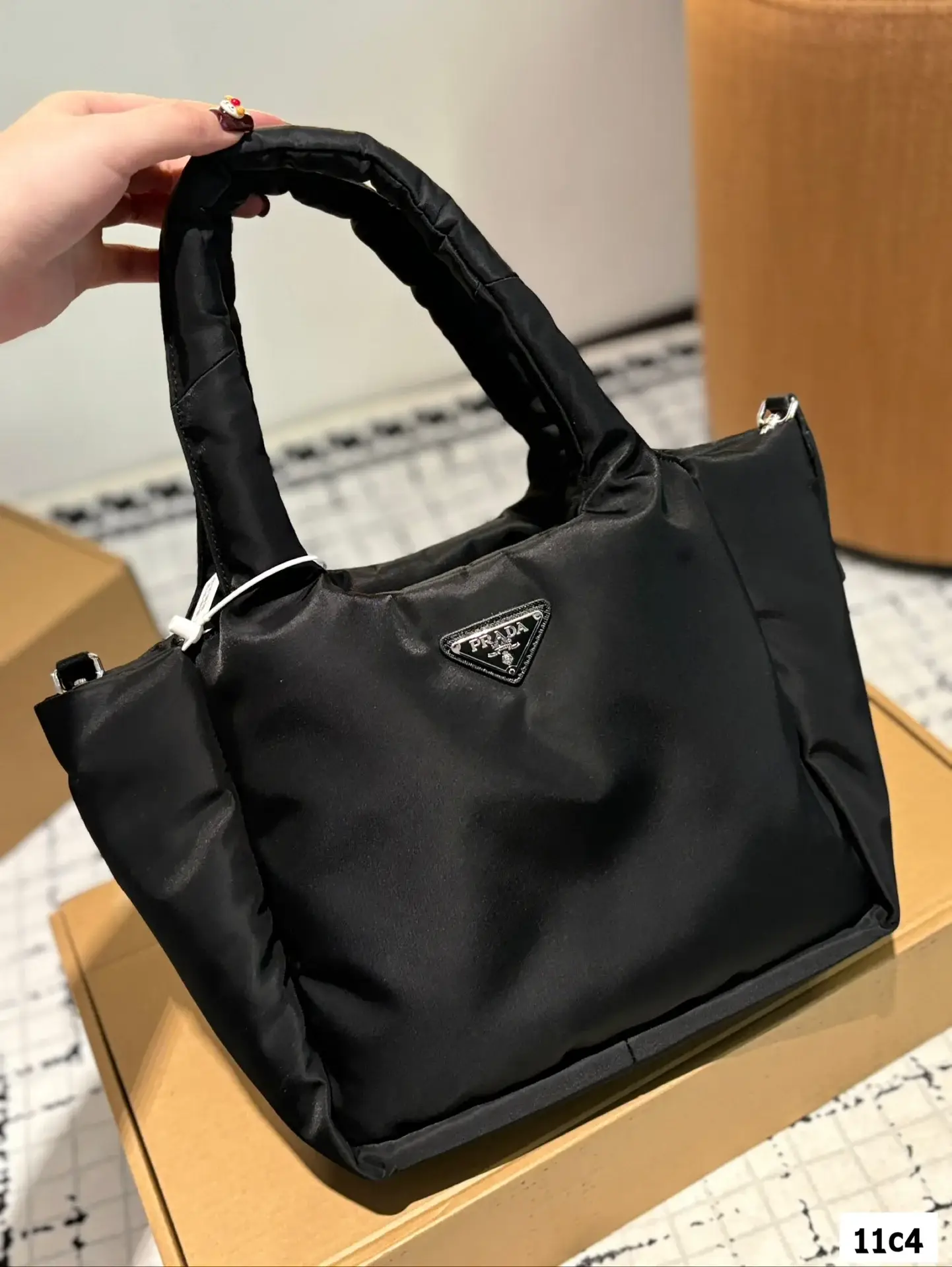 Pra new arrivla bucket tote bag size:30 * 26 cm - image 5