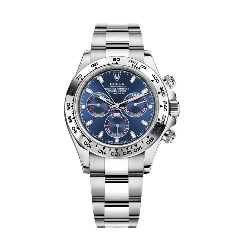 RLX Cosmograph Daytona 18k White Gold Blue Dial 116509-0071 - image 1