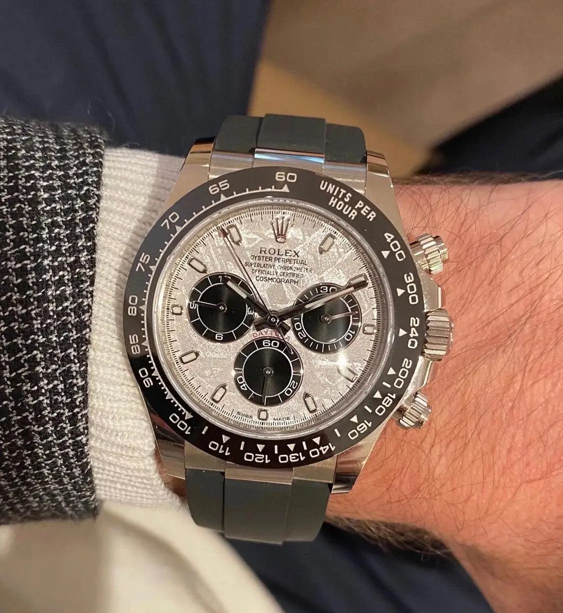RLX Cosmograph Daytona White Gold Meteorite 116519LN-0038 - image 13