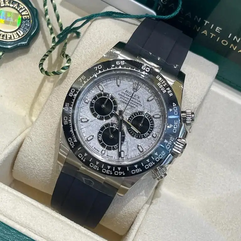 RLX Cosmograph Daytona White Gold Meteorite 116519LN-0038 - image 8