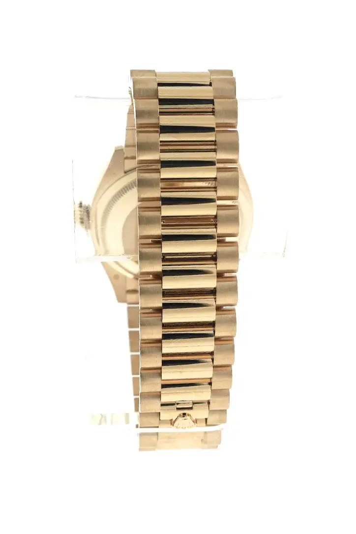 RLX Day-Date 36 Mother of Pearl  Dial Gold Diamond Bezel Watch 128348RBR-0017 128348RBR - image 2