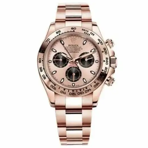 RLX Daytona, Pink dial, Engraved Bezel, Oyster bracelet, Rose gold Watch 116505-0009 - image 1