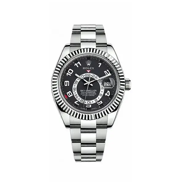 Rlx Sky-Dweller 42mm Black Dial Oyster Bracelet Men’s Watch 326939 - image 4