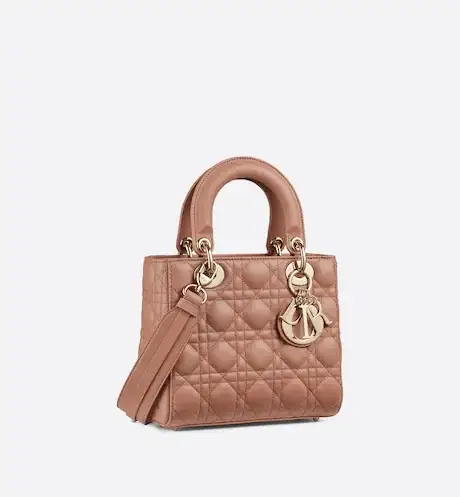 SMALL LADY D MY ABCD BAG Blush Cannage Lambskin - image 1