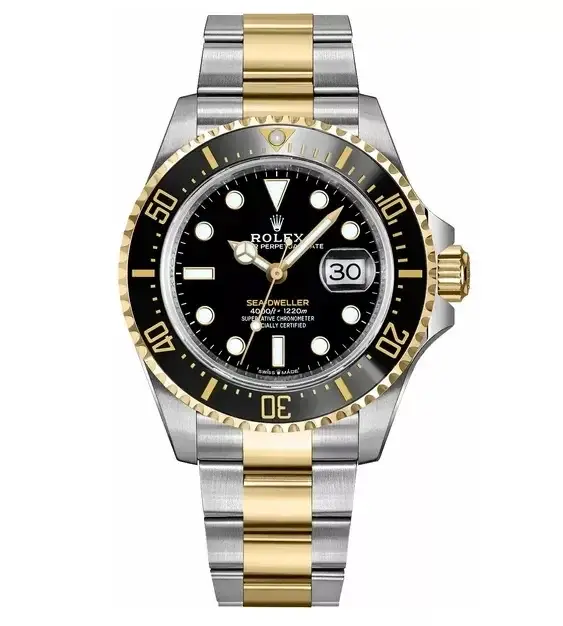 Sea-Dweller Gold & Oystersteel Men’s Watch M126603-0001 - image 4