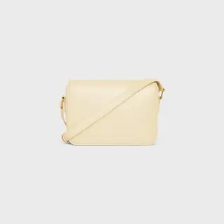 TEEN TRIOMPHE BAG IN SHINY CALFSKIN SOFT YELLOW - image 3