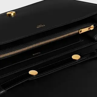 TRAPEZE TRIOMPHE BAG IN SHINY CALFSKIN BLACK - image 2