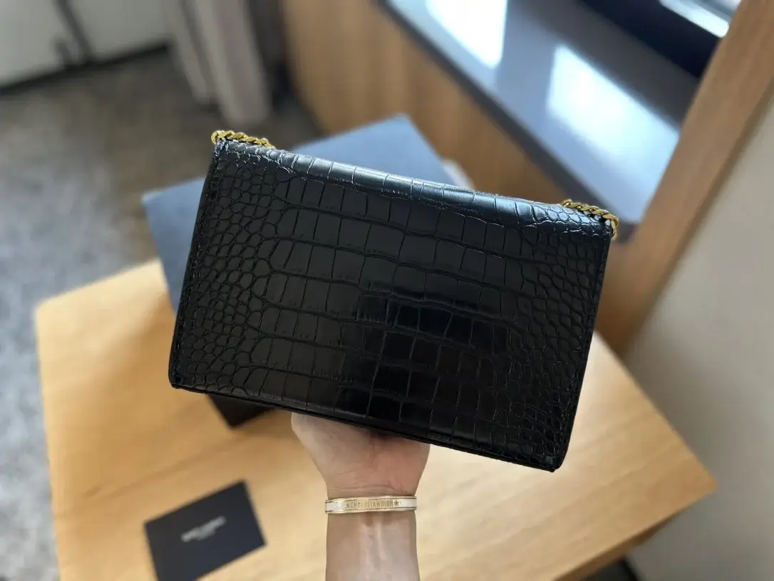 YSL Kate Woc monogram logo bag size 22×17cm - image 5