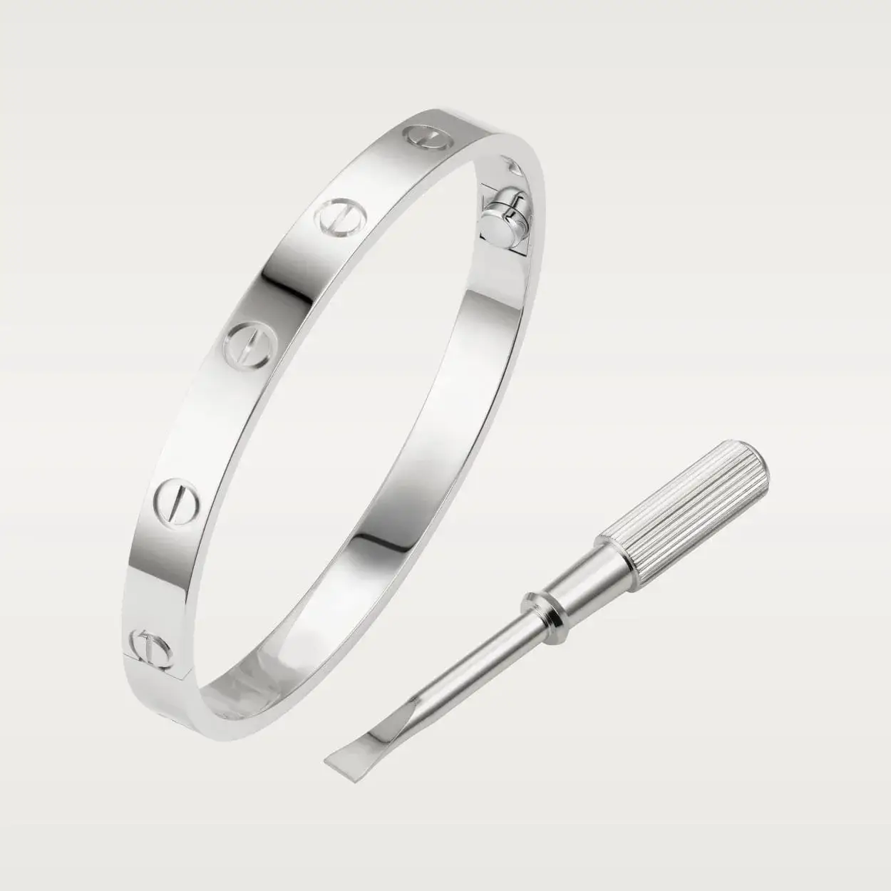 car The London Love Bracelet Big Model-6mm Width - View 6