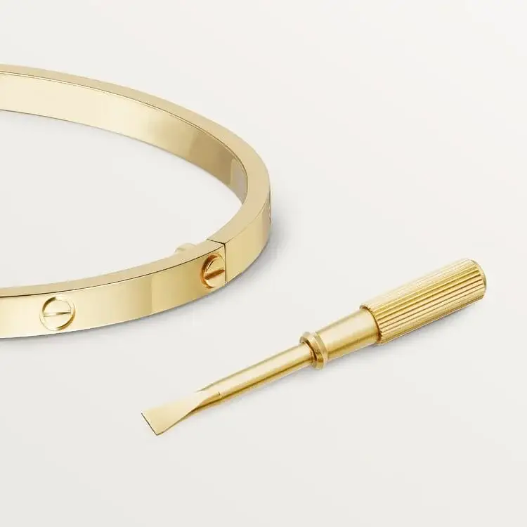car The London Love Bracelet With 4 Diamonds Small Model-4mm Width - View 6