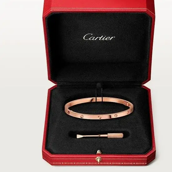 car The London Love Bracelet With 8 Diamonds Small Model-4mm Width - View 11