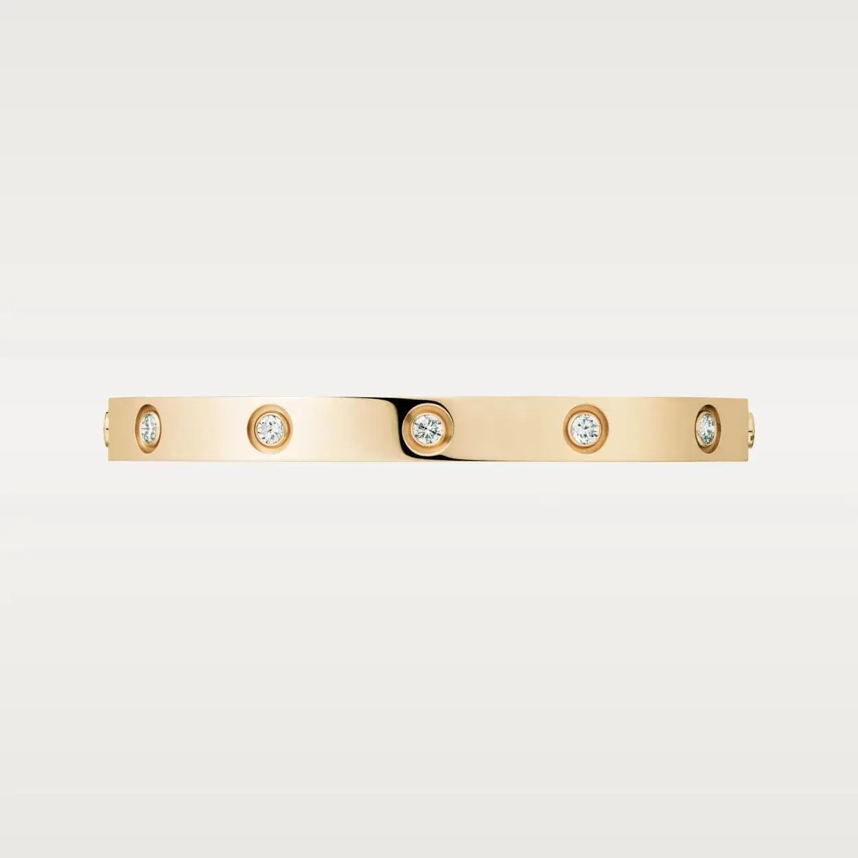 car The London Love Bracelet With Diamond Big Model-6mm Width - View 18