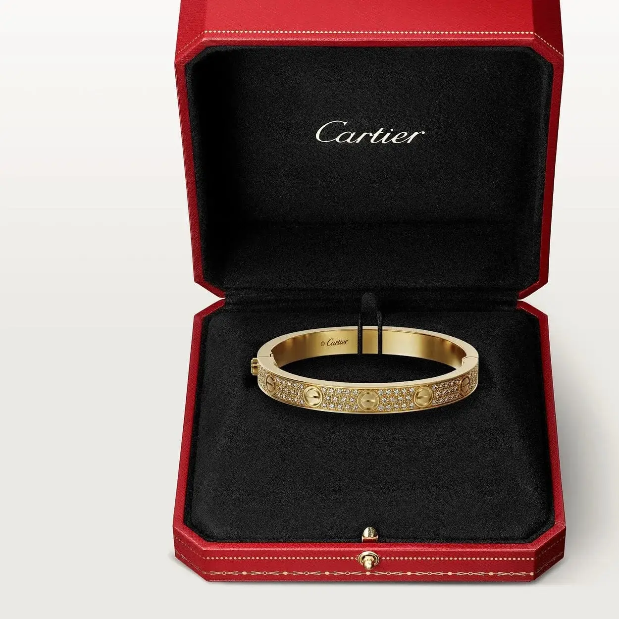 car The London Love Bracelet With Diamond Big Model-6mm Width - View 20