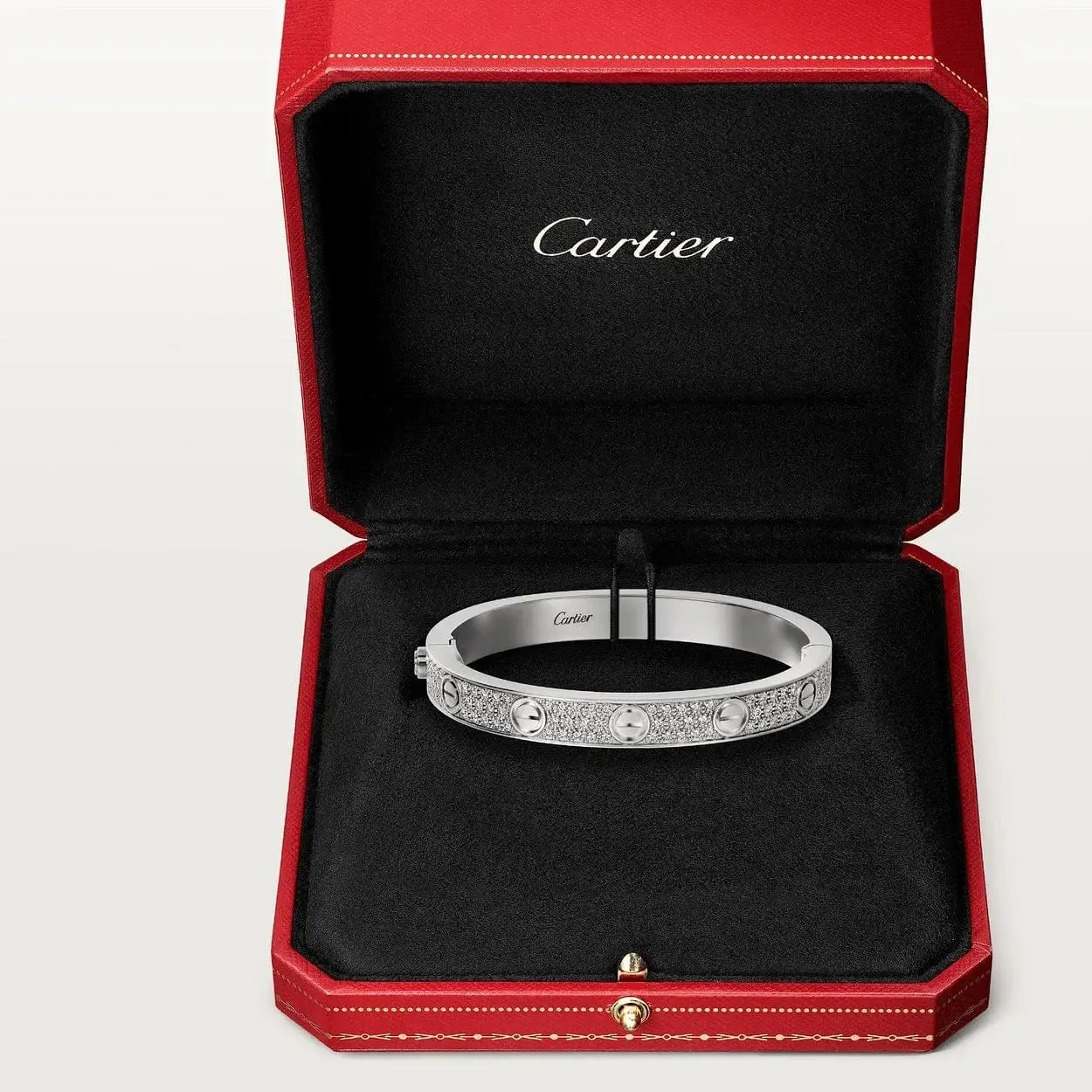 car The London Love Bracelet With Diamond Big Model-6mm Width - View 30