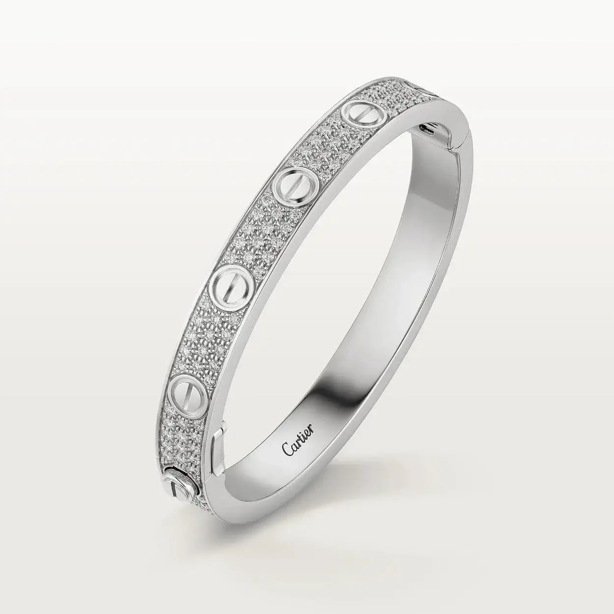 car The London Love Bracelet With Diamond Big Model-6mm Width - View 26