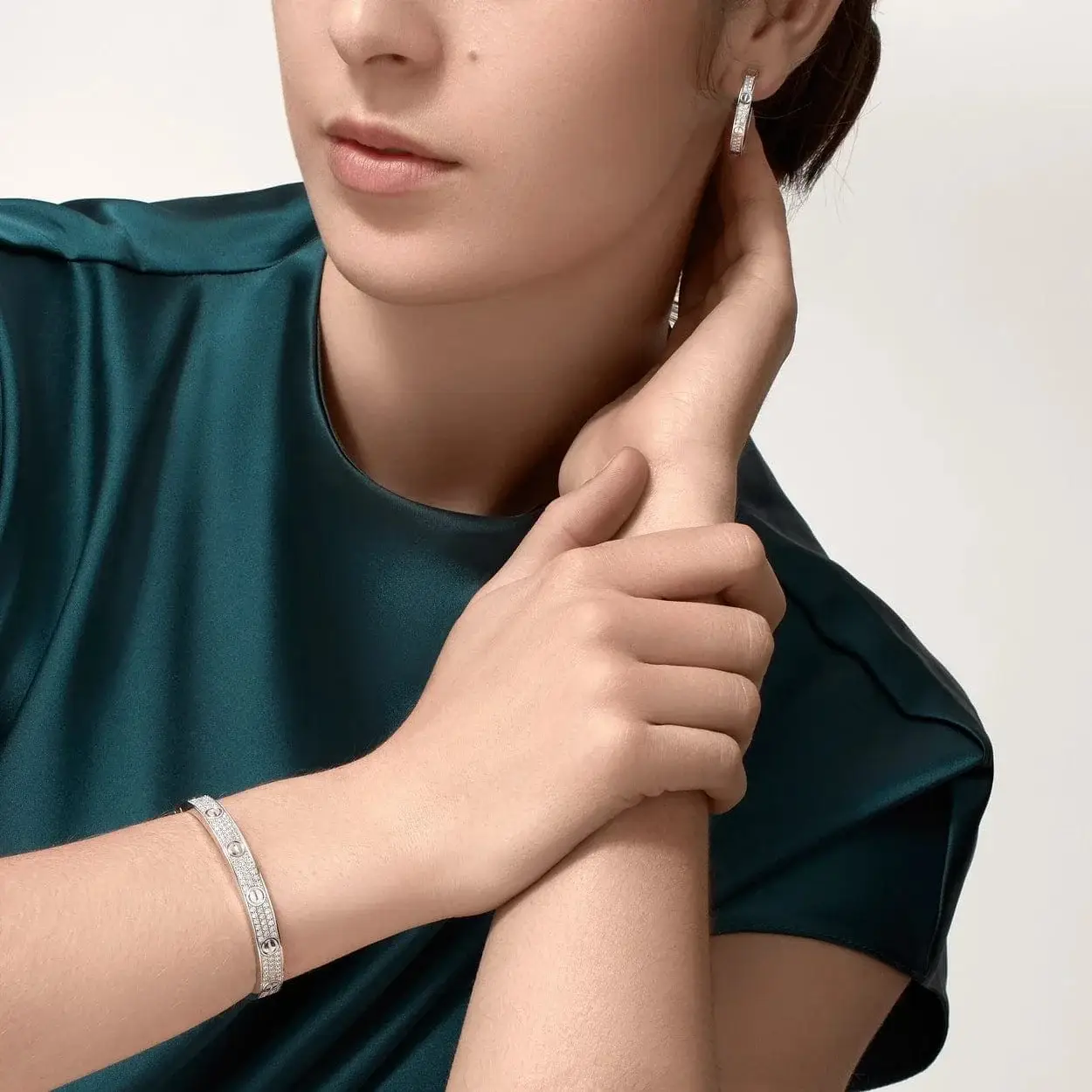 car The London Love Bracelet With Diamond Big Model-6mm Width - View 21