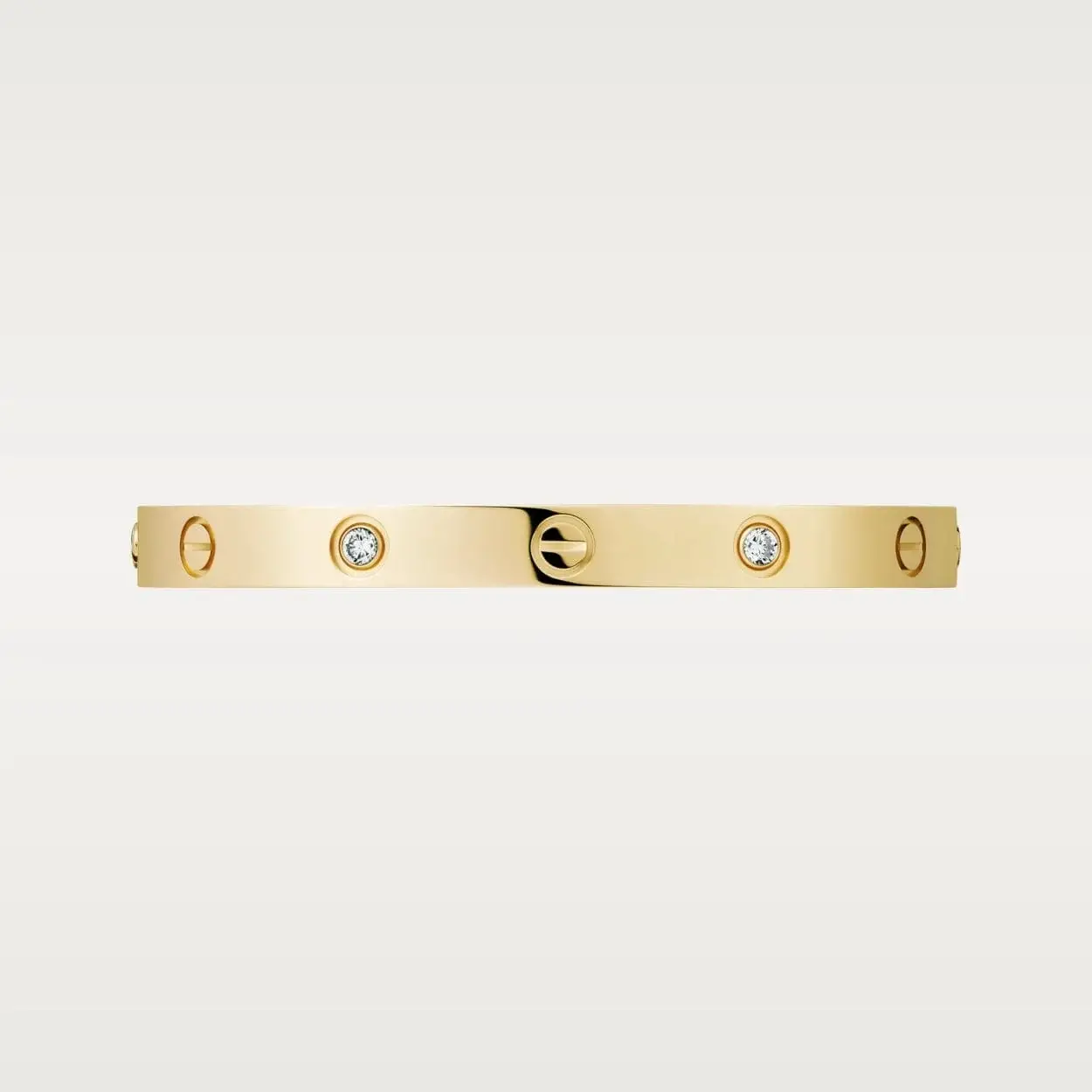 car The London Love Bracelet With Diamond Big Model-6mm Width - View 7