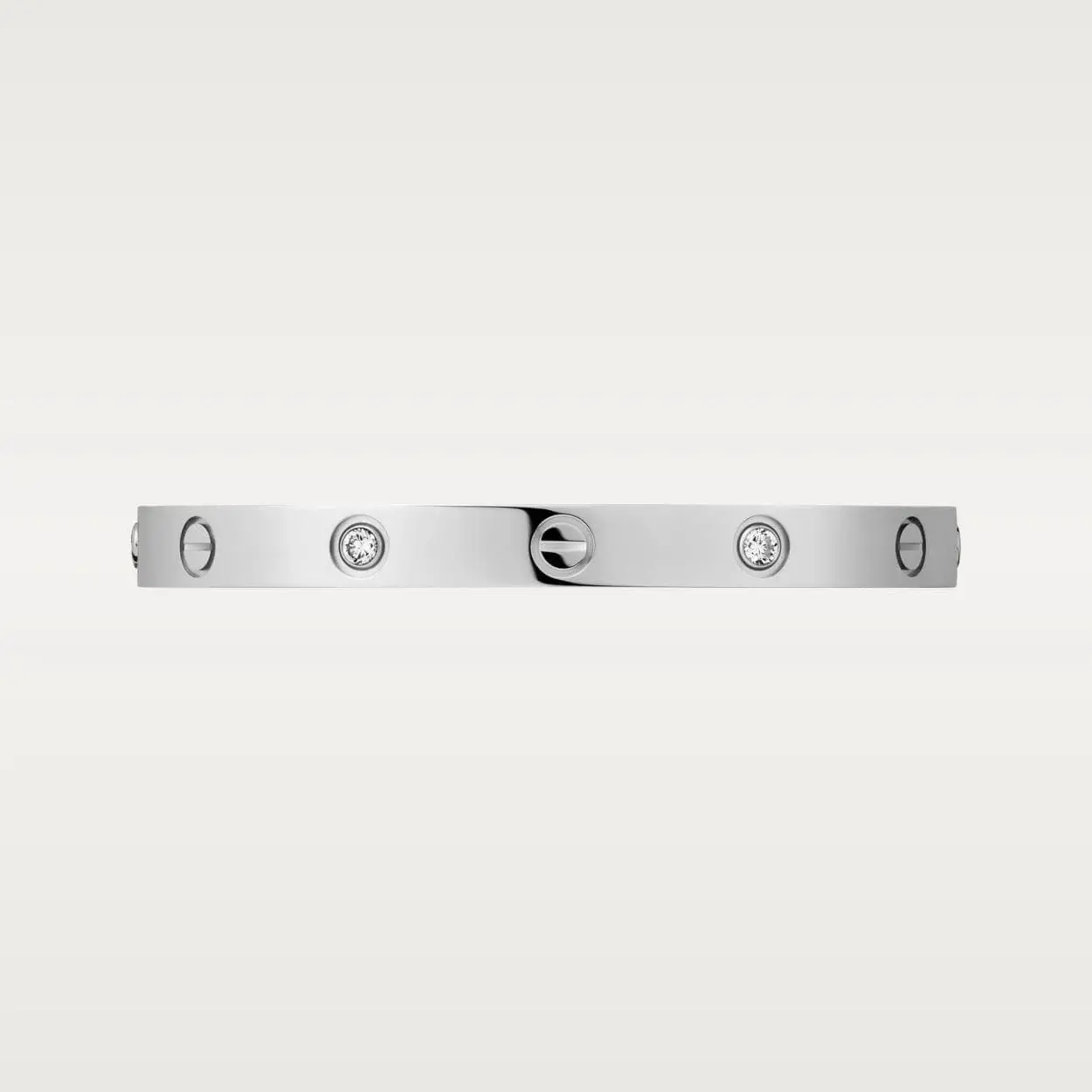 car The London Love Bracelet With Diamond Big Model-6mm Width - View 10