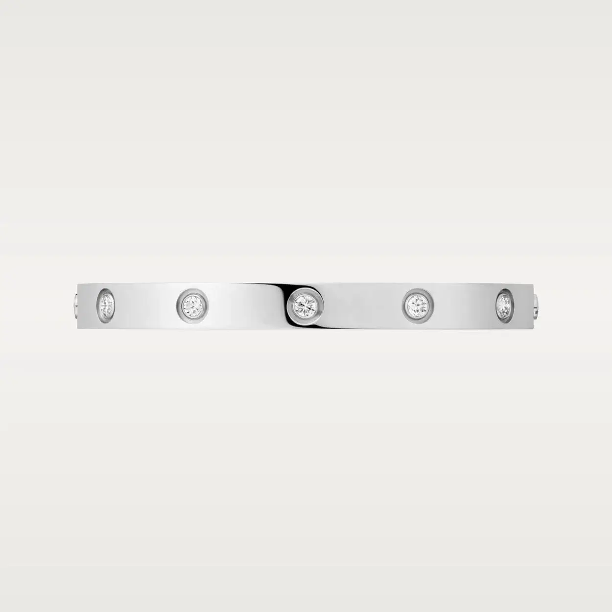 car The London Love Bracelet With Diamond Big Model-6mm Width - View 25