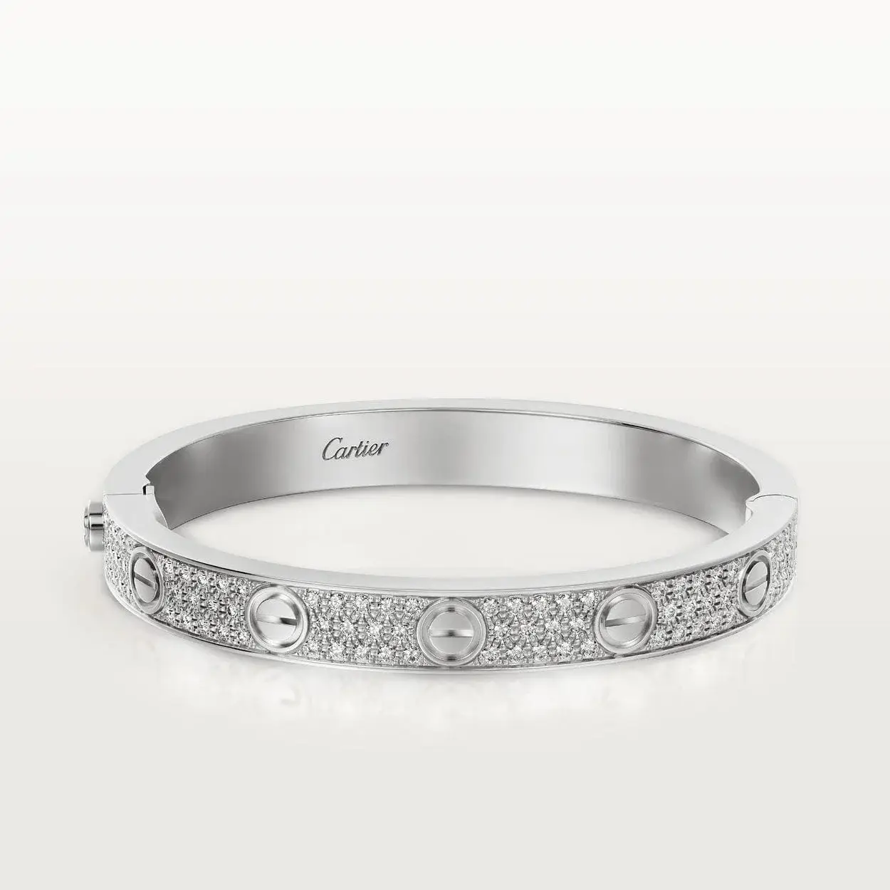 car The London Love Bracelet With Diamond Big Model-6mm Width - View 14