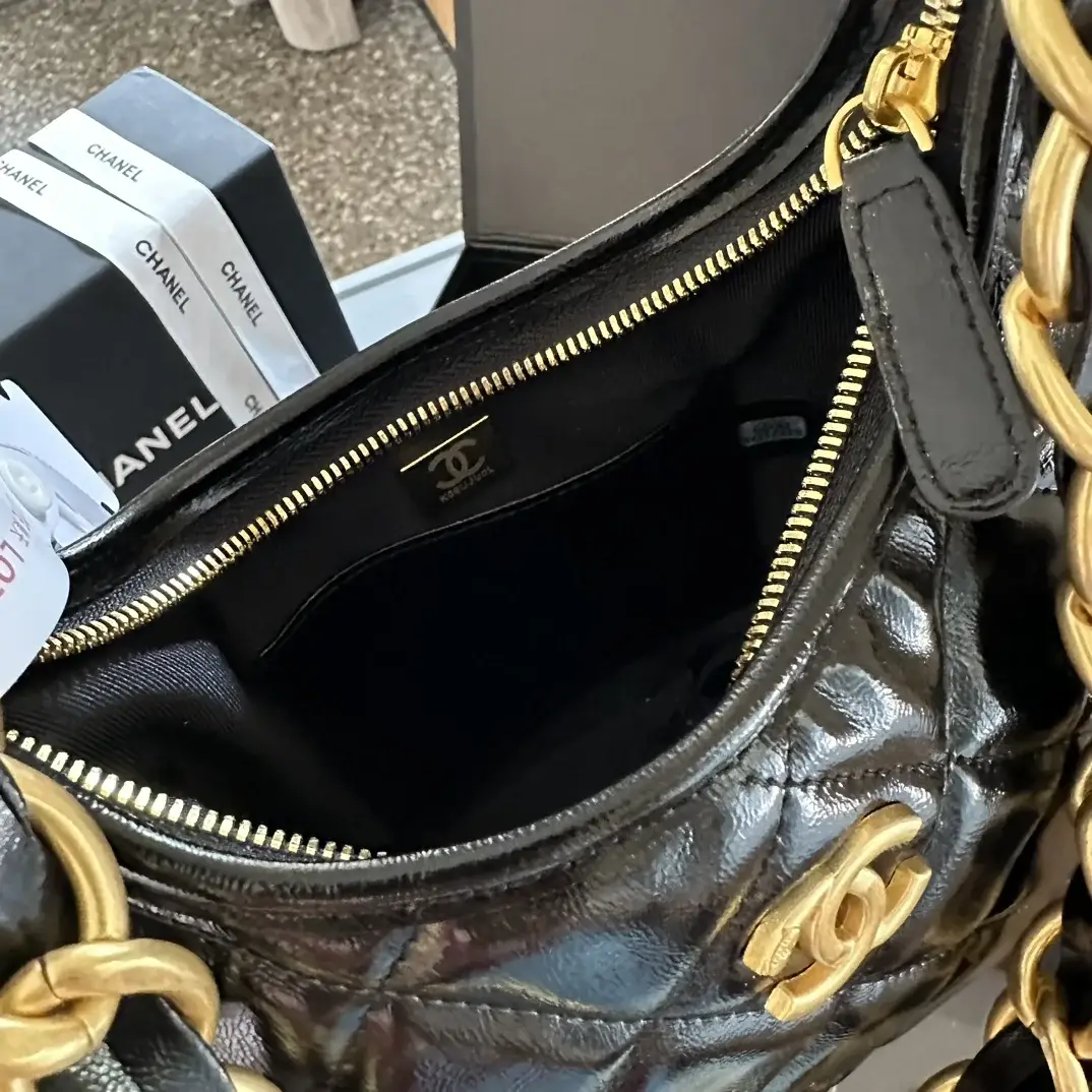 Cc new arrival 24 hobo bag size: 22cm - image 10