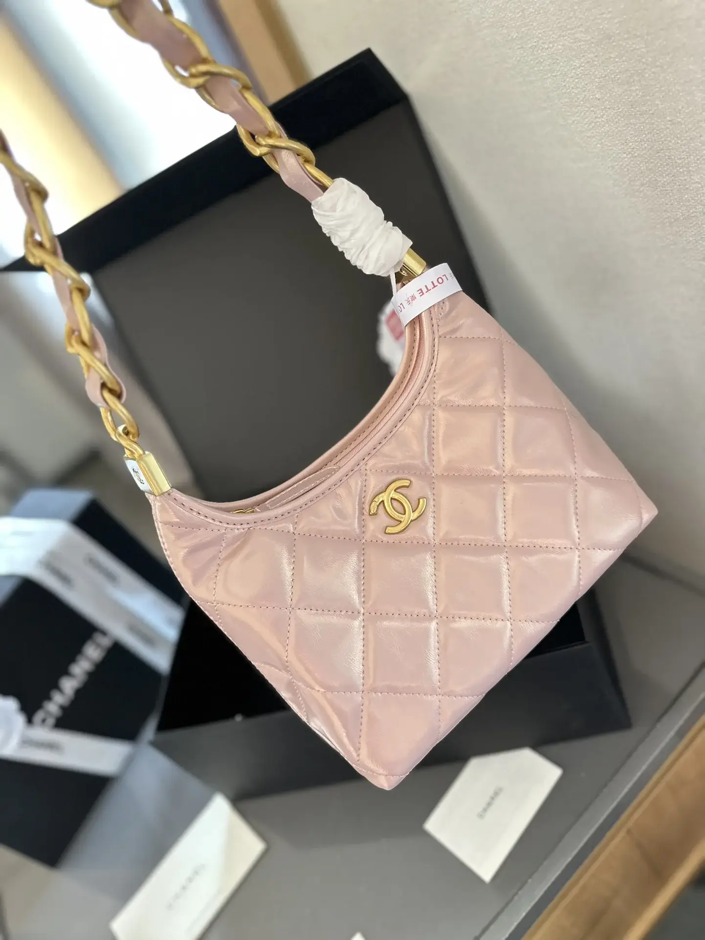Cc new arrival 24 hobo bag size: 22cm - image 12