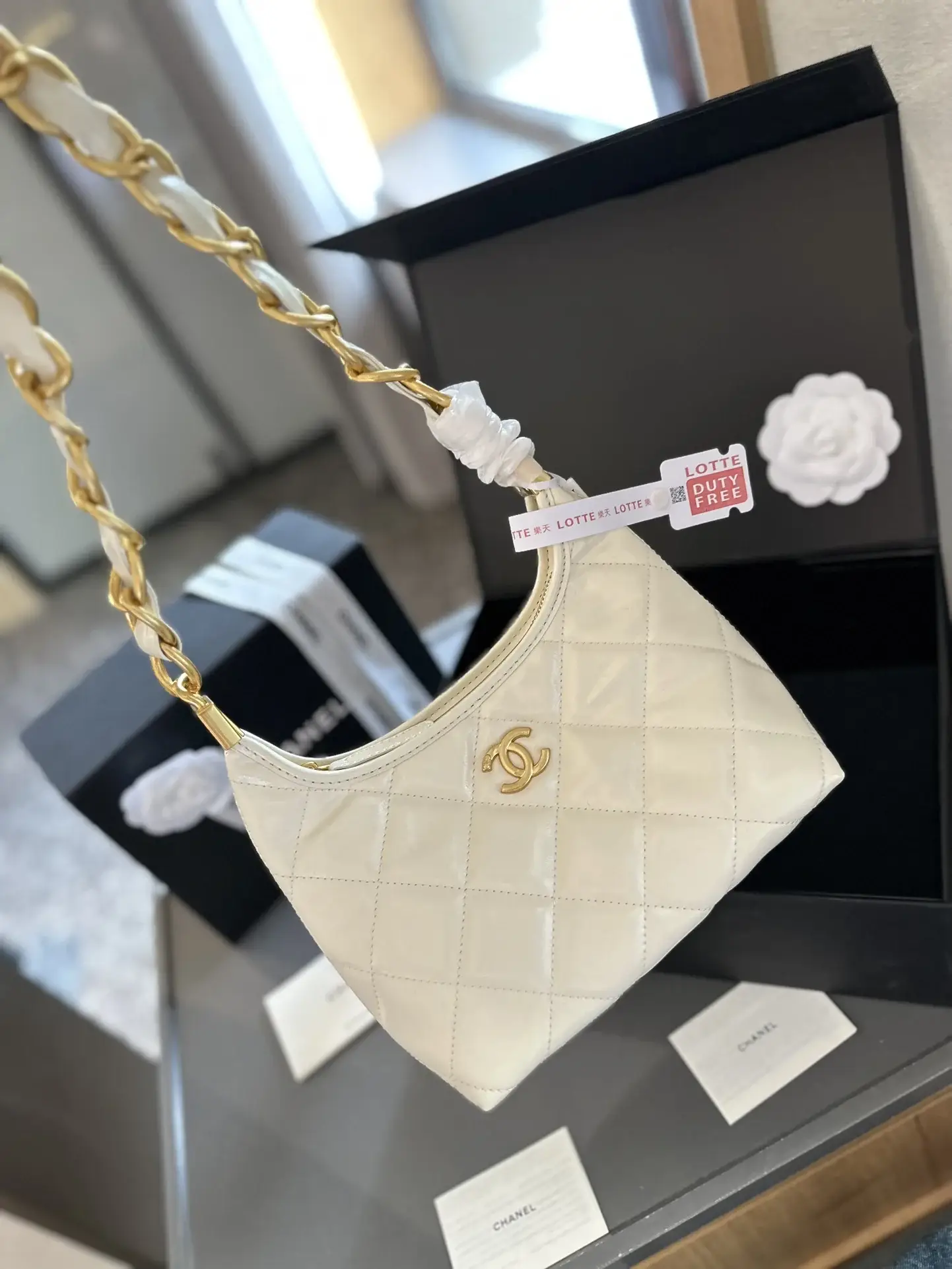 Cc new arrival 24 hobo bag size: 22cm - image 13