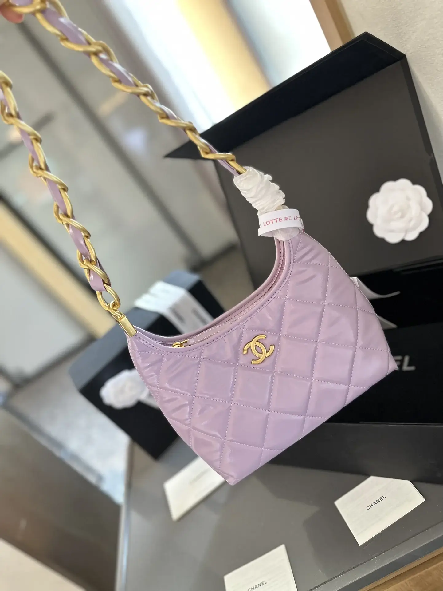 Cc new arrival 24 hobo bag size: 22cm - image 9