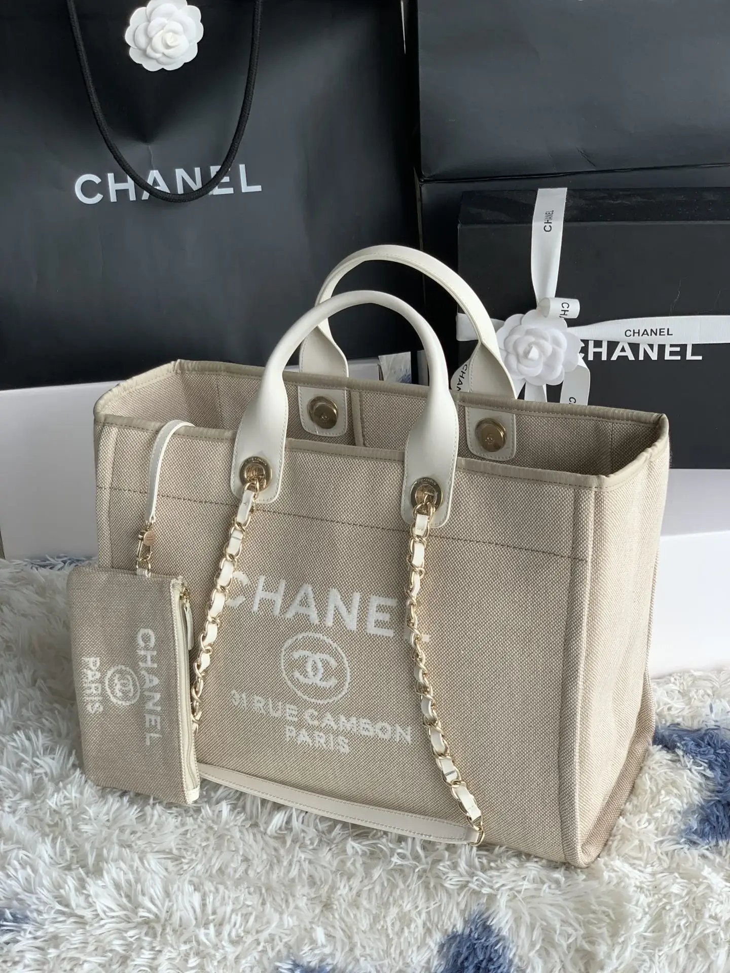 CC new arrival tote bag size: 38X32X18CM (Top quality ) - image 9