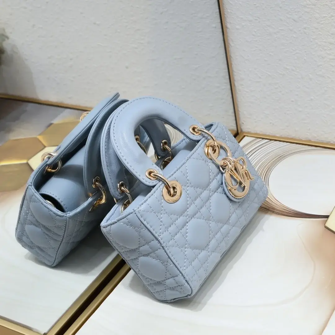 D new arrival D-Joy tote lady bag size；16*5.5*10 cm - image 3