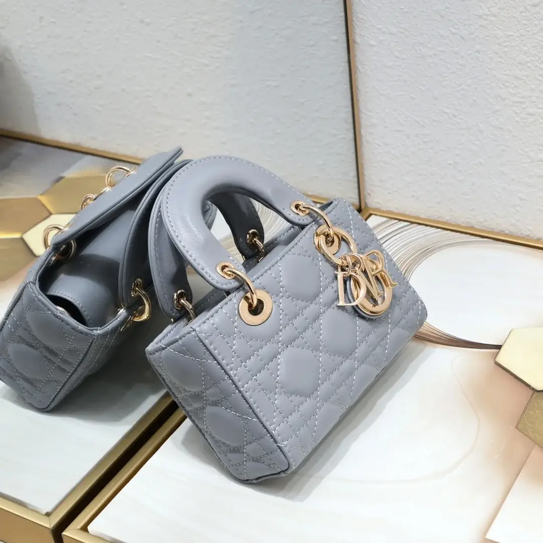 D new arrival D-Joy tote lady bag size；16*5.5*10 cm - image 4